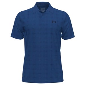 Under Armour Mens Playoff 3.0 Dueces Grid Printed Polo Shirt