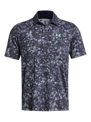 Under Armour Mens T2G Printed Polo Shirt