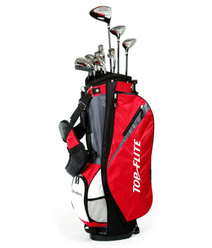 TopFlite Tour Edition 16 Piece Golf Package (Steel/Graphite) 2012