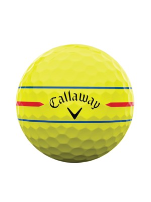 Callaway Chrome Tour X 360 Triple Track Yellow Golf Balls (12 Balls)