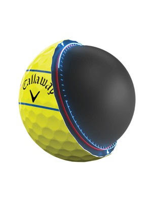 Callaway Chrome Tour X 360 Triple Track Yellow Golf Balls (12 Balls)