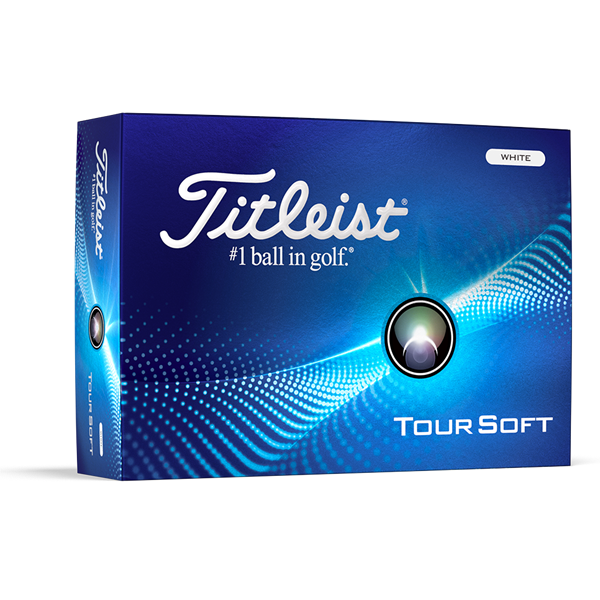 Titleist Tour Soft White Golf Balls (12 Balls) 2024
