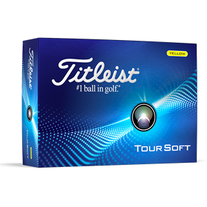 Titleist Tour Soft Yellow Golf Balls 2024