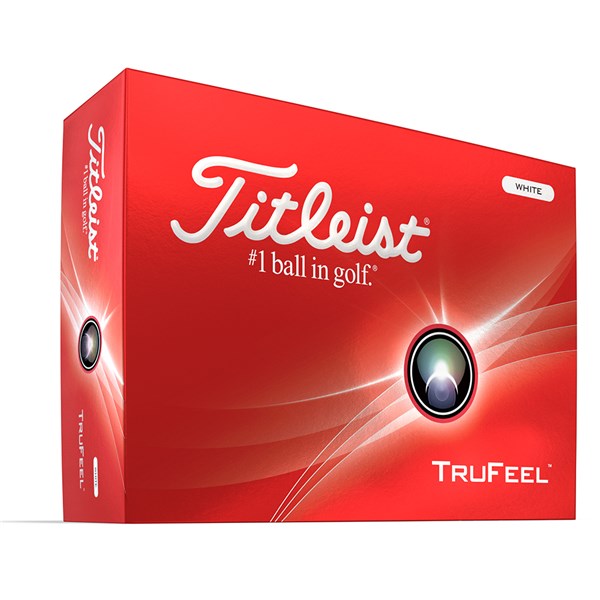 Titleist TruFeel White Golf Balls (12 Balls) 2024