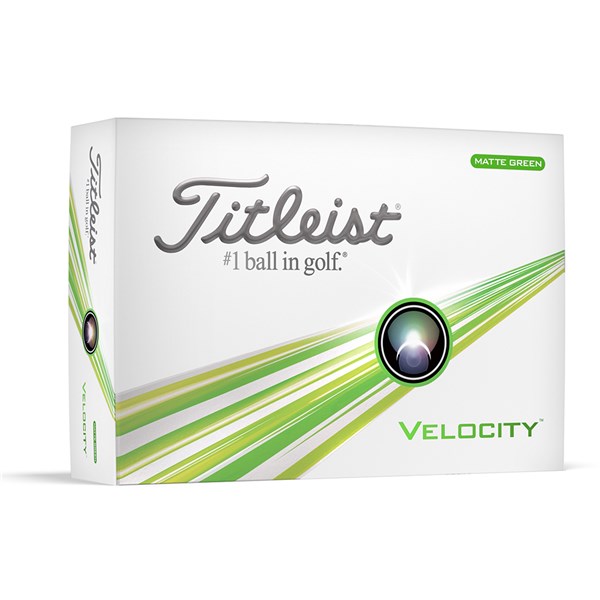 Titleist Velocity Green Golf Balls (12 Balls) 2024