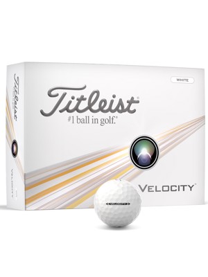 Titleist Velocity White Golf Balls (12 Balls) - Prior Gen