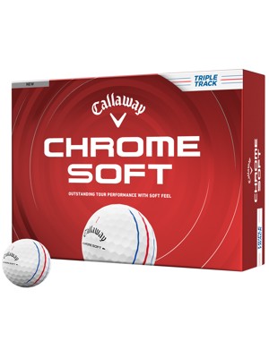 Callaway Chrome Soft Triple Track Golf Balls (12 Balls)