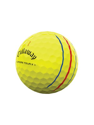 Callaway Chrome Tour X Triple Track Yellow Golf Balls (12 Balls)