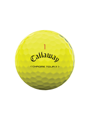 Callaway Chrome Tour X Triple Track Yellow Golf Balls (12 Balls)