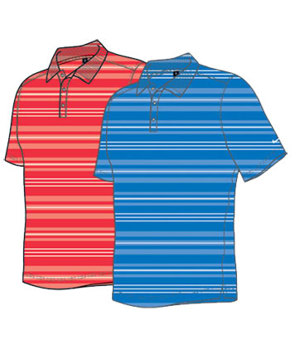Nike Mens Dri-Fit Tech Stripe Polo Shirt 