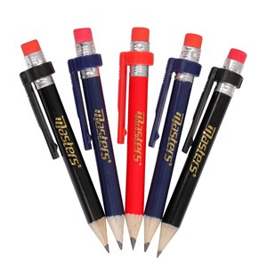 5-Pack Pencil with Clip & Eraser