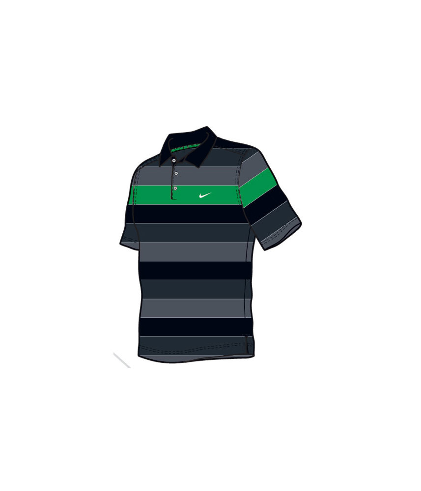 Nike Ultra Rugby Stripe Polo Shirt Mens