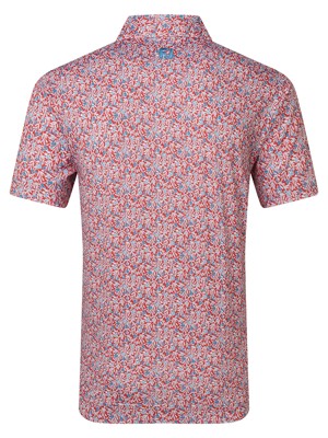 FootJoy Mens Meadow Print Lisle Polo Shirt