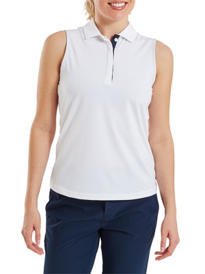 FootJoy Ladies Lisle Sleeveless Polo Shirt