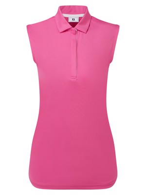 FootJoy Ladies Lisle Sleeveless Polo Shirt