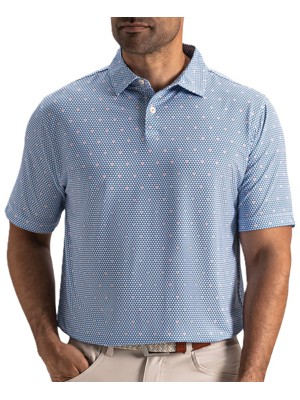 FootJoy Mens Order Geometric Lisle Polo Shirt - Sun Coast Collection