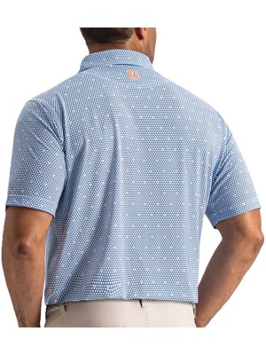 FootJoy Mens Order Geometric Lisle Polo Shirt - Sun Coast Collection