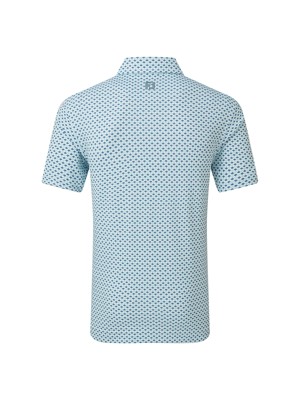FootJoy Mens Ginko Geo Pique Polo Shirt - Dornoch Collection