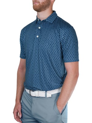 FootJoy Mens Vegas Marker Lisle Polo Shirt - Dornoch Collection