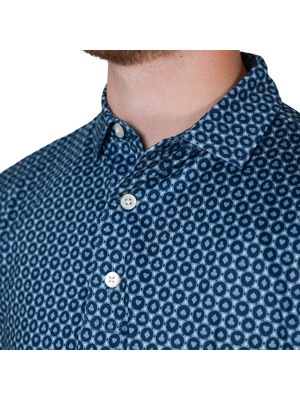 FootJoy Mens Vegas Marker Lisle Polo Shirt - Dornoch Collection