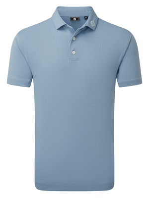 FootJoy Mens Stretch Pique Solid Polo Shirt - Dornoch Collection