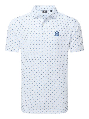 Limited Edition - FootJoy Mens 154th Open Ditsy Floral Polo Shirt - Open Championship 2026