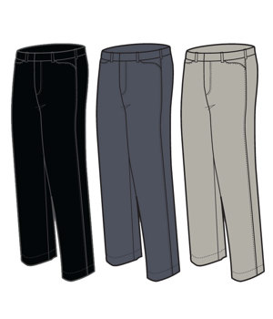Nike Mens Dri-Fit Flat Front Trousers 