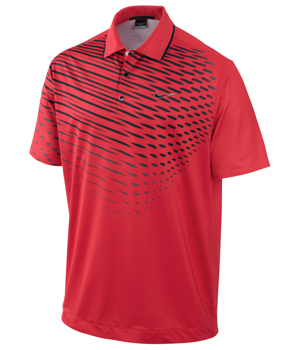 Nike Mens TW Dri-Fit Fade Graphic Polo 2012