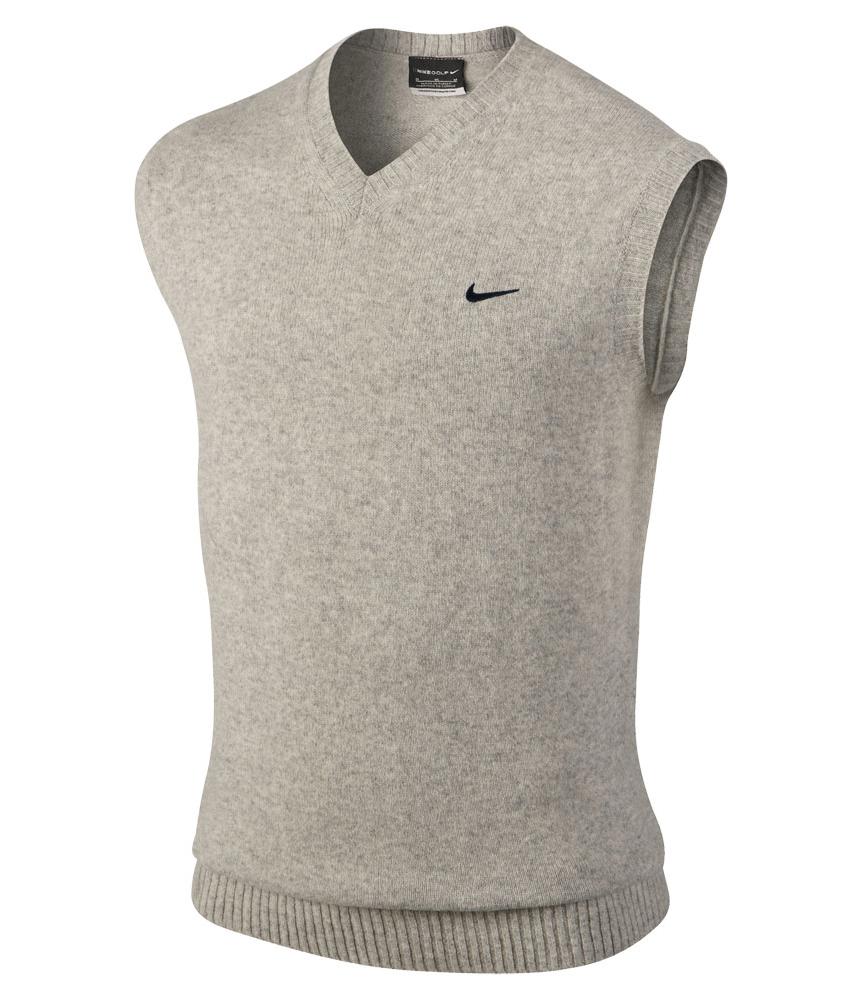 Nike Mens Seamless Lambswool Vest (Logo On Chest) - Golfonline