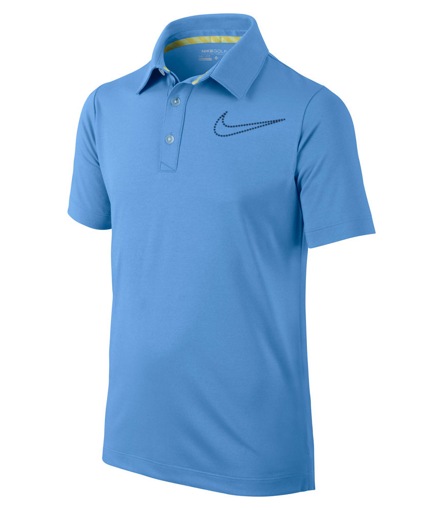 Nike Junior Boys DriFit Jersey Swoosh Polo Shirt 2013