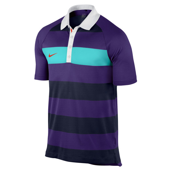 Nike Mens Sport Rugby Stripe Polo Shirt 2013