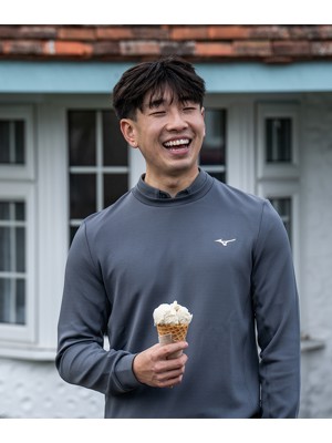Mizuno Mens G-Style 2.0 Long Sleeve Crew Neck Top