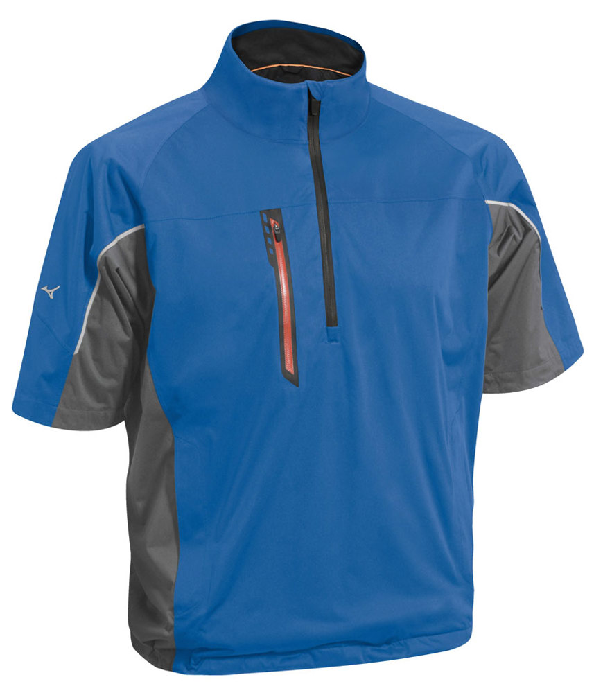 Mizuno Mens Impermalite F10 Short Sleeve Rain Jacket