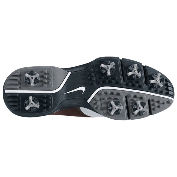 Nike Mens Heritage III Golf Shoes (White/Brown)