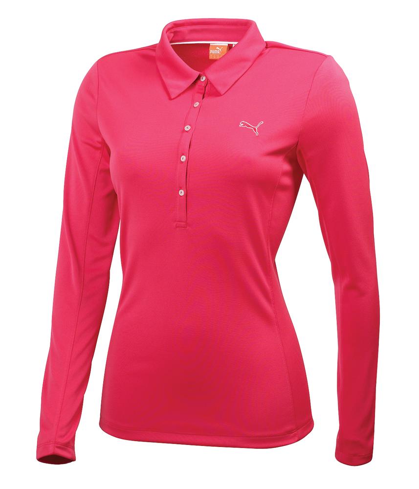 Puma Golf Ladies Long Sleeve Polo Shirt