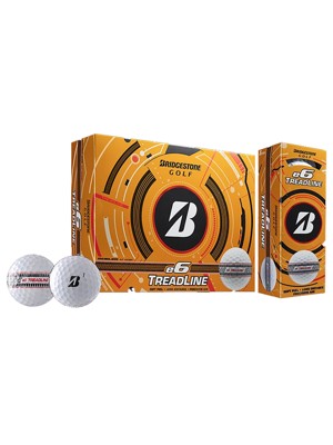 Bridgestone e6 White Treadline Golf Balls (12 Balls)