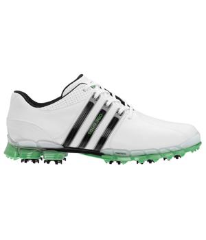 Adidas Tour 360 ATV Golf Shoes (White/Black/Intense Green) 2012