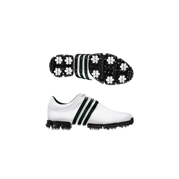 adidas Tour 360 Limited Golf Shoes (White/White/Green)