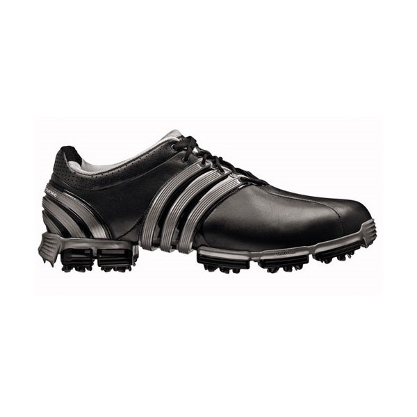 adidas Tour 360 3.0 Golf Shoes (Black/Black/Silver)