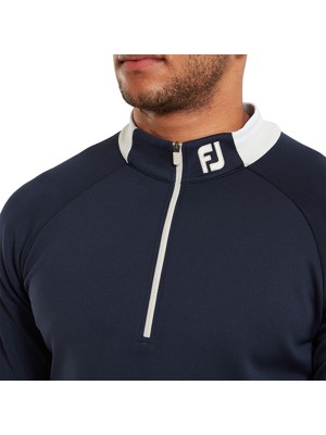 FootJoy Mens Rib Trim Chill-Out Pullover