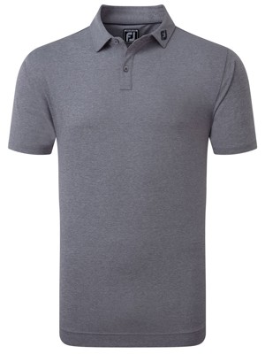 FootJoy Mens Heather Self Collar Lisle Polo Shirt