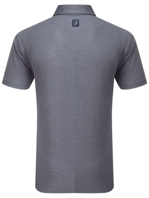 FootJoy Mens Heather Self Collar Lisle Polo Shirt