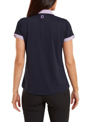 FootJoy Ladies Colour Block Pique Polo Shirt