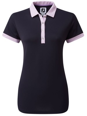 FootJoy Ladies Colour Block Pique Polo Shirt