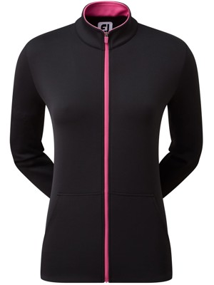 FootJoy Ladies Full Zip Knit Colour Block Midlayer Top