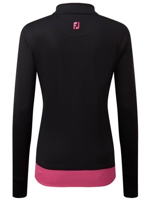 FootJoy Ladies Full Zip Knit Colour Block Midlayer Top