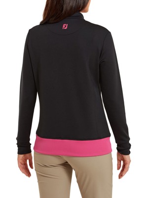 FootJoy Ladies Full Zip Knit Colour Block Midlayer Top