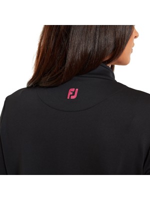 FootJoy Ladies Full Zip Knit Colour Block Midlayer Top