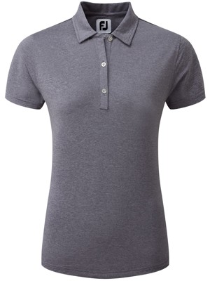 FootJoy Ladies Heather Self Collar Lisle Polo Shirt