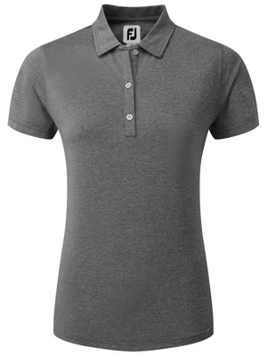 FootJoy Ladies Heather Self Collar Lisle Polo Shirt